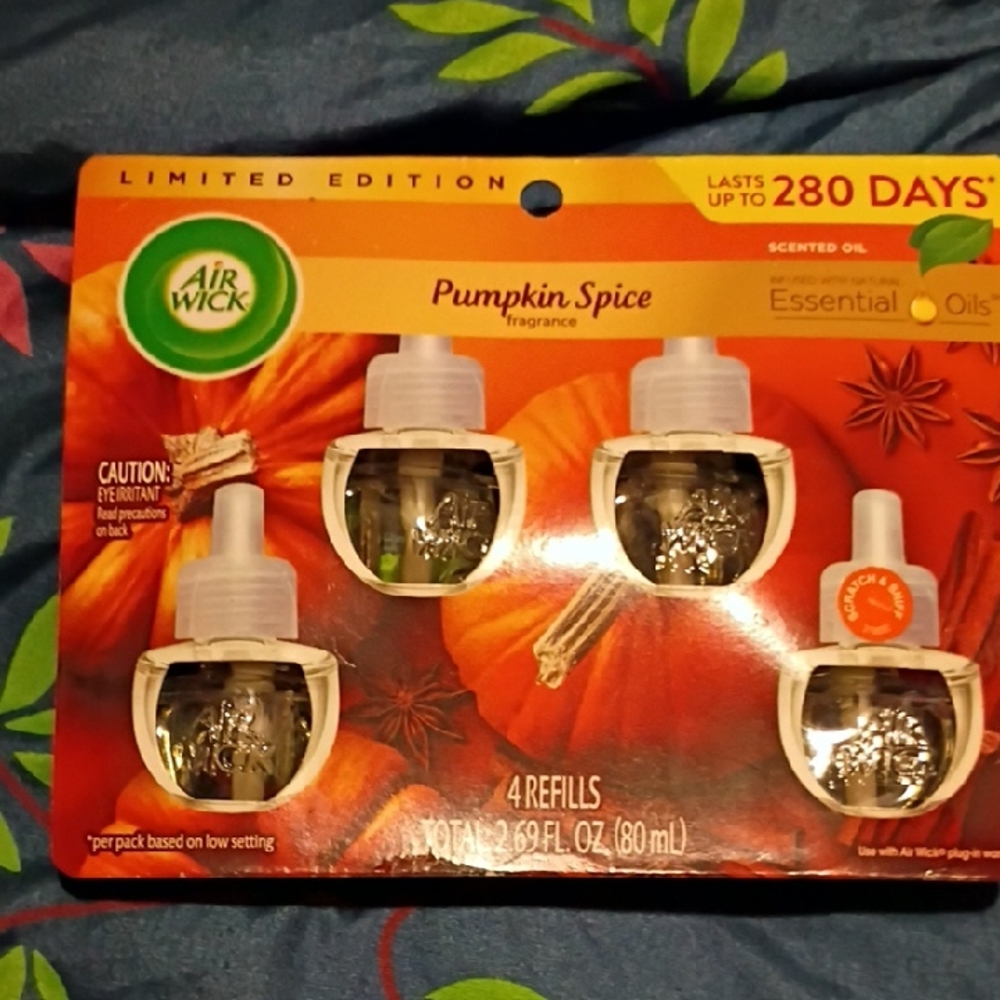 Air Wick Pumpkin Spice Scented Oil Refills